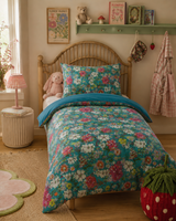 Kids Single Duvet Set Vintage Floral