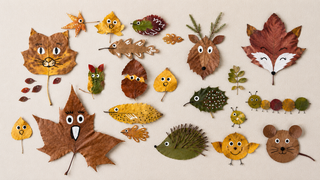 Leaf Art for kids