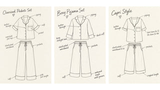 Their Nibs Pyjama Shape sketches