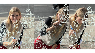 Designer Sia, Creates our Halloween Window