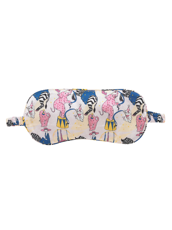 Eye Mask Satin Blue 80's Cirque