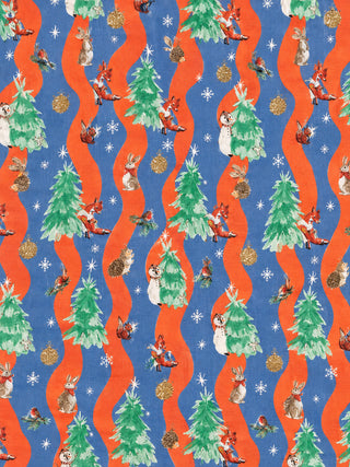 Girls Christmas Tree Magic Cotton Traditional Pyjama Set
