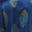 navy peacock