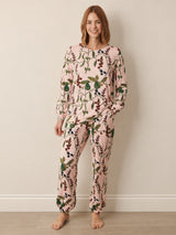 Pink Pretty Pears Jersey Pyjama Set