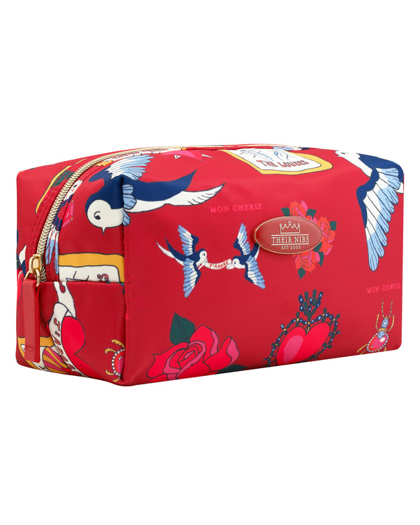 Cosmetic Bag Red Mon Coeur
