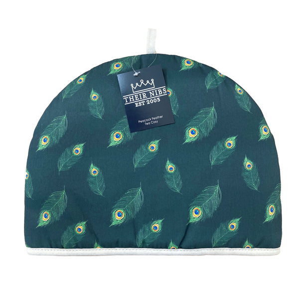 Cotton Tea Cosy Peacock Feather