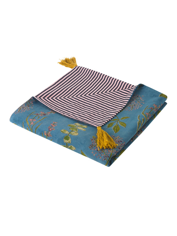 Velvet Throw Autumn Floral