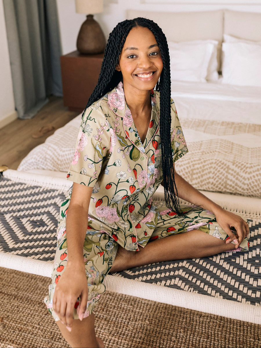 Cotton Pyjama Womens Pyjama Sets Shorts Pajamas For Women Summer