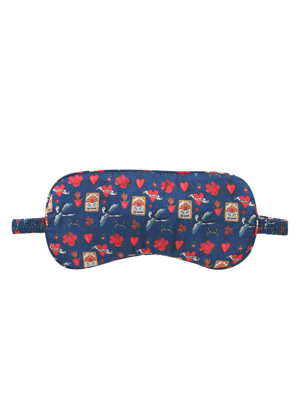 Eye Mask Satin Blue Mon Coeur