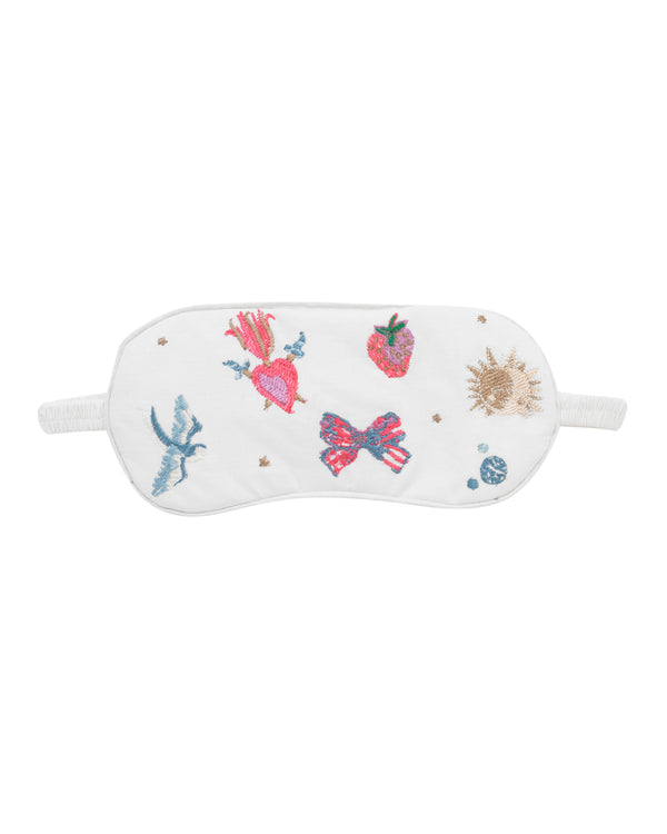 Cotton Eye Mask Embroidery