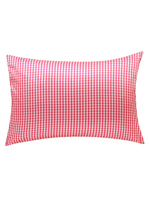 Satin Eye Mask & Pillow Case Pink Gingham