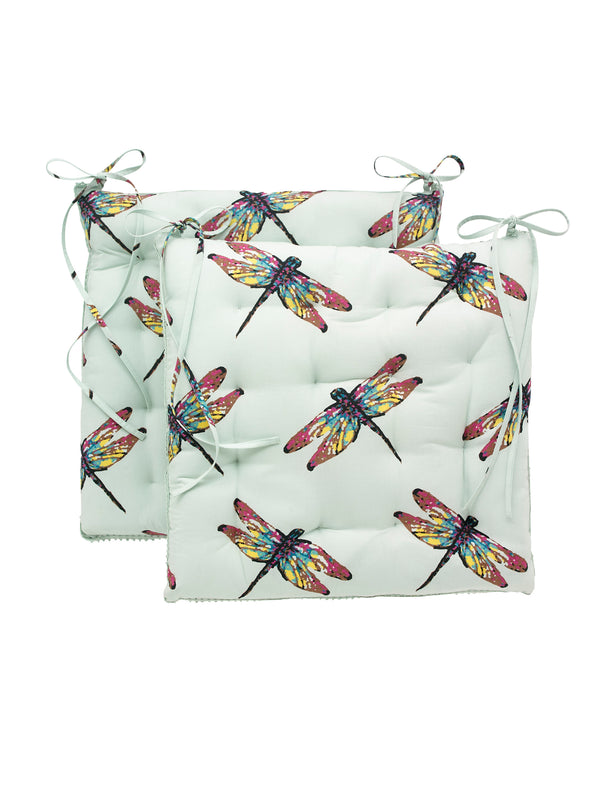 Seat Pad, Blue Dragonfly